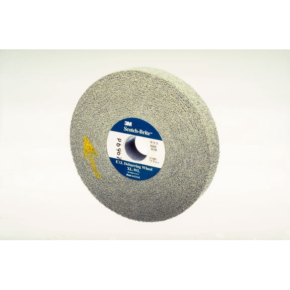 Scotch-Brite SST Deburring Wheel, ST-WL, 8S Fine, 8 in x 2 in x 3 in, 2 per case