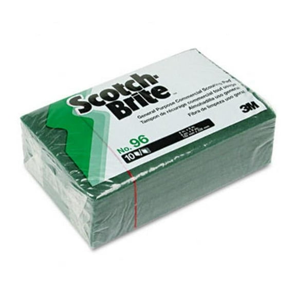 Scotch-Brite  Scotch-Brite Commercial Scouring Pad- 6 x 9- 10/Pack