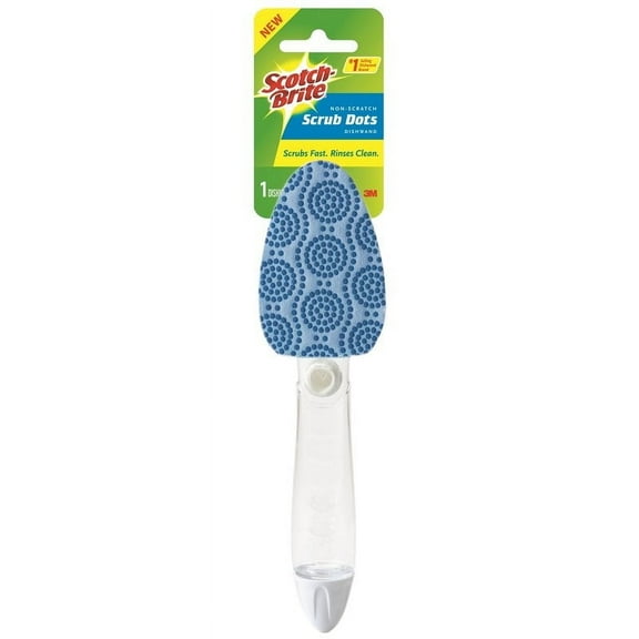 Scotch-Brite Scrub Dots Non-Scratch Dishwand, 1/Pack