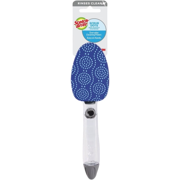 Scotch-Brite Scrub Dots Non-Scratch Dishwand, Scrubs Fast. Rinses Clean. 4 Dishwands