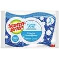 thumbnail image 1 of Scotch Brite Scrub Dots Non-Scratch Scrub Sponge, 3-Pk. 1 Pack, 1 of 3