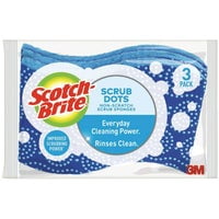 Scotch Brite Scrub Dots Non-Scratch Scrub Sponge, 3-Pk. 1 Pack