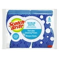 thumbnail image 1 of Scotch-Brite Scrub Dots Non-Scratch Sponge - 4.8" Height x 6.5" Width x 2.5" Depth - 24/Carton - Blue | Bundle of 5, 1 of 2