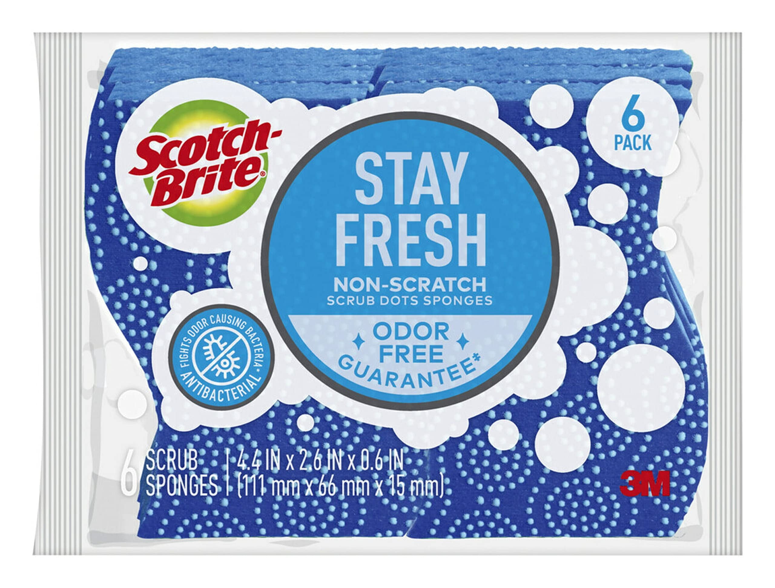 ScotchBrite Scrub Dots NonScratch Scrub Sponges, Sponges For Cleaning