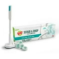 thumbnail image 1 of Scotch-Brite Scrub and Drop Toilet Cleaning System, 1 Brush and Stand, 4 Dissolvable Tablets, 1 of 15