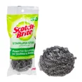 thumbnail image 1 of Scotch Brite Stainless Steel Scourer Scrubber Cookware Grills Pans Pack Of 4, 1 of 2