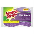 thumbnail image 1 of Scotch-Brite Stay Clean Scrub Sponge, 3 Count, 1 of 6