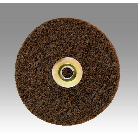 Scotch-Brite Surface Conditioning Disc, SC-DH, A/O Medium, 3 in x NH, 100 per case