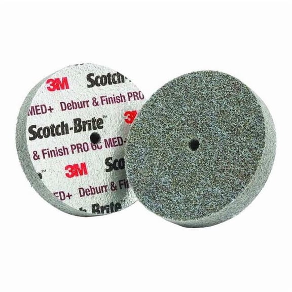 Scotch-Brite Unitized Wheel,3 in Dia,1/4 in Connect 7100053419
