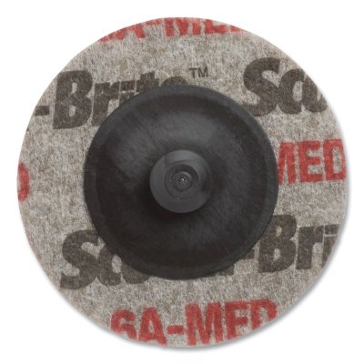 Scotch-Brite Unitized Wheel, 3 in Dia, 1/4 in W 61500099223