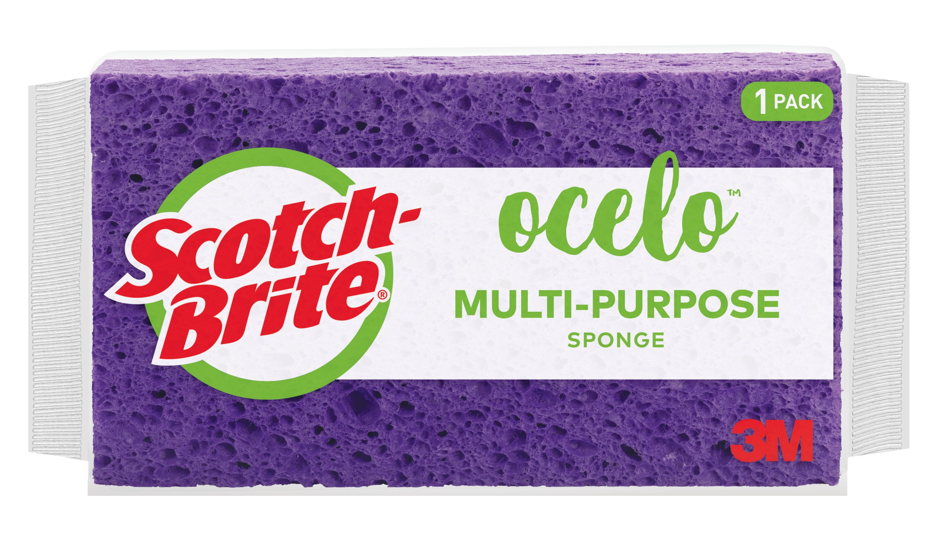 ScotchBrite ocelo MultiPurpose Sponges, 12 Count, (Colors May Vary