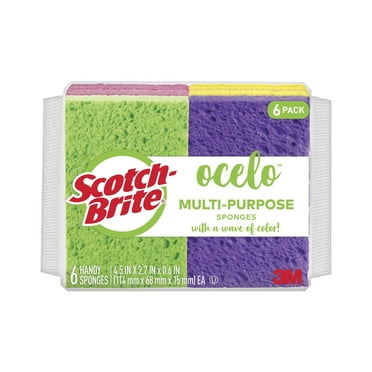 Scotch-Brite ocelo Multi-Purpose Sponges, 6 Sponges