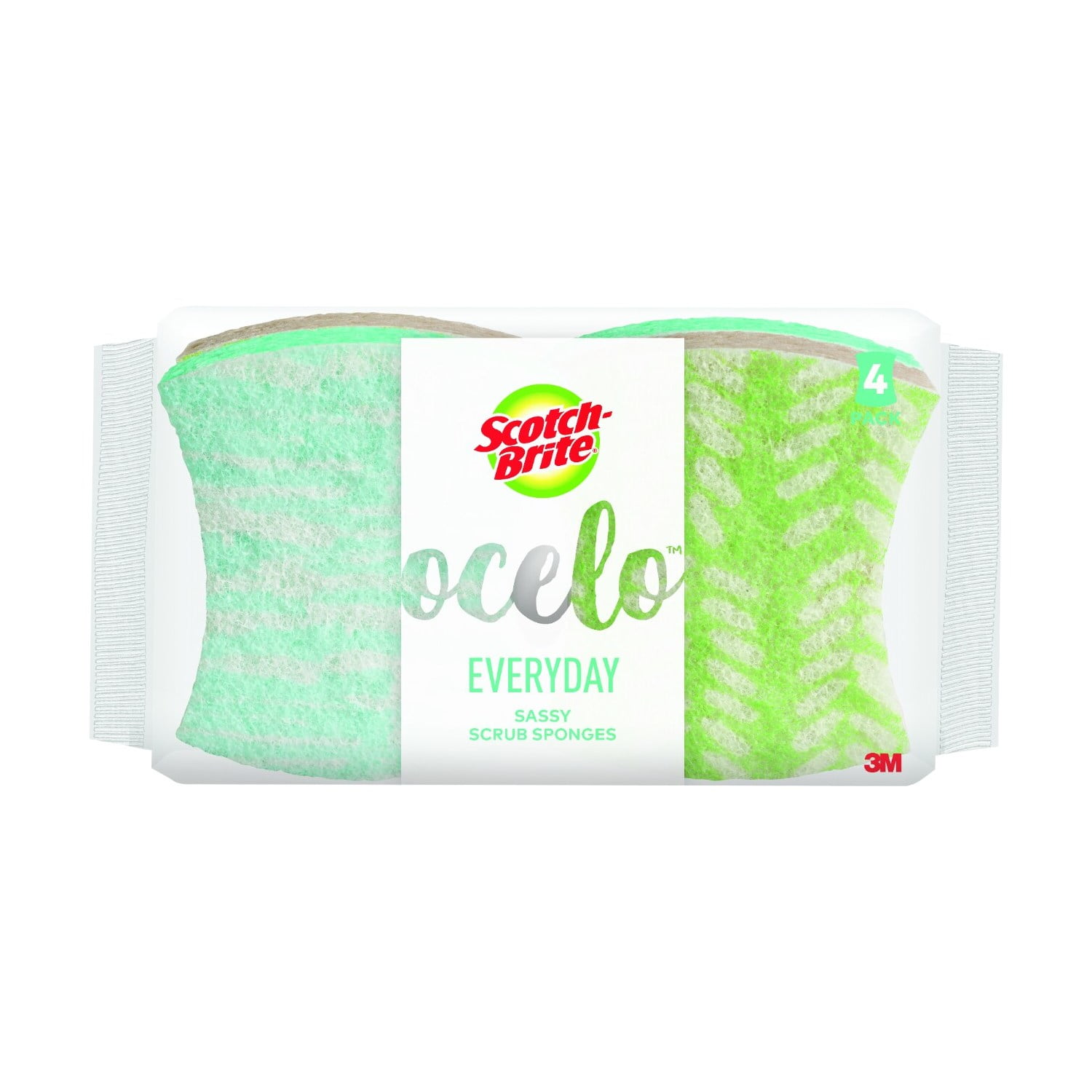 Scotch-Brite ocelo Non-Scratch Everyday Scrub Sponge, 4 Count