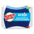 thumbnail image 1 of Scotch-Brite ocelo Non-Scratch Foam Scrubber, (2 Count), 1 of 3