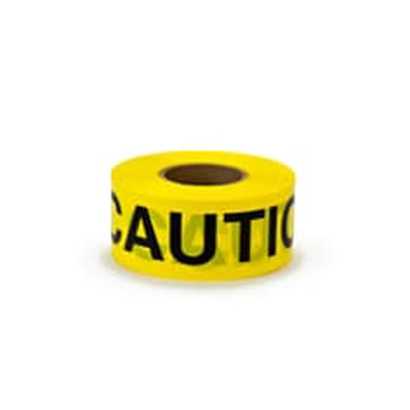 Scotch Buried Barricade Tape 370, CAUTION BURIED ELECTRIC LINE BELOW, 6 in x 1000 ft, Yellow, 4 rolls/Case (Case of 4) SKU 7000133188
