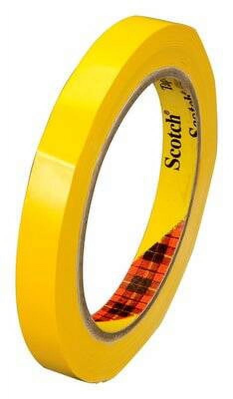 Scotch Color Coding Tape 690 Yellow, 12 mm x 66 m, 144 per case Bulk