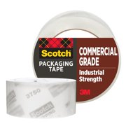Scotch Commericial Grade Packaging Tape, Clear, 2" x 60 yds, 1 Roll