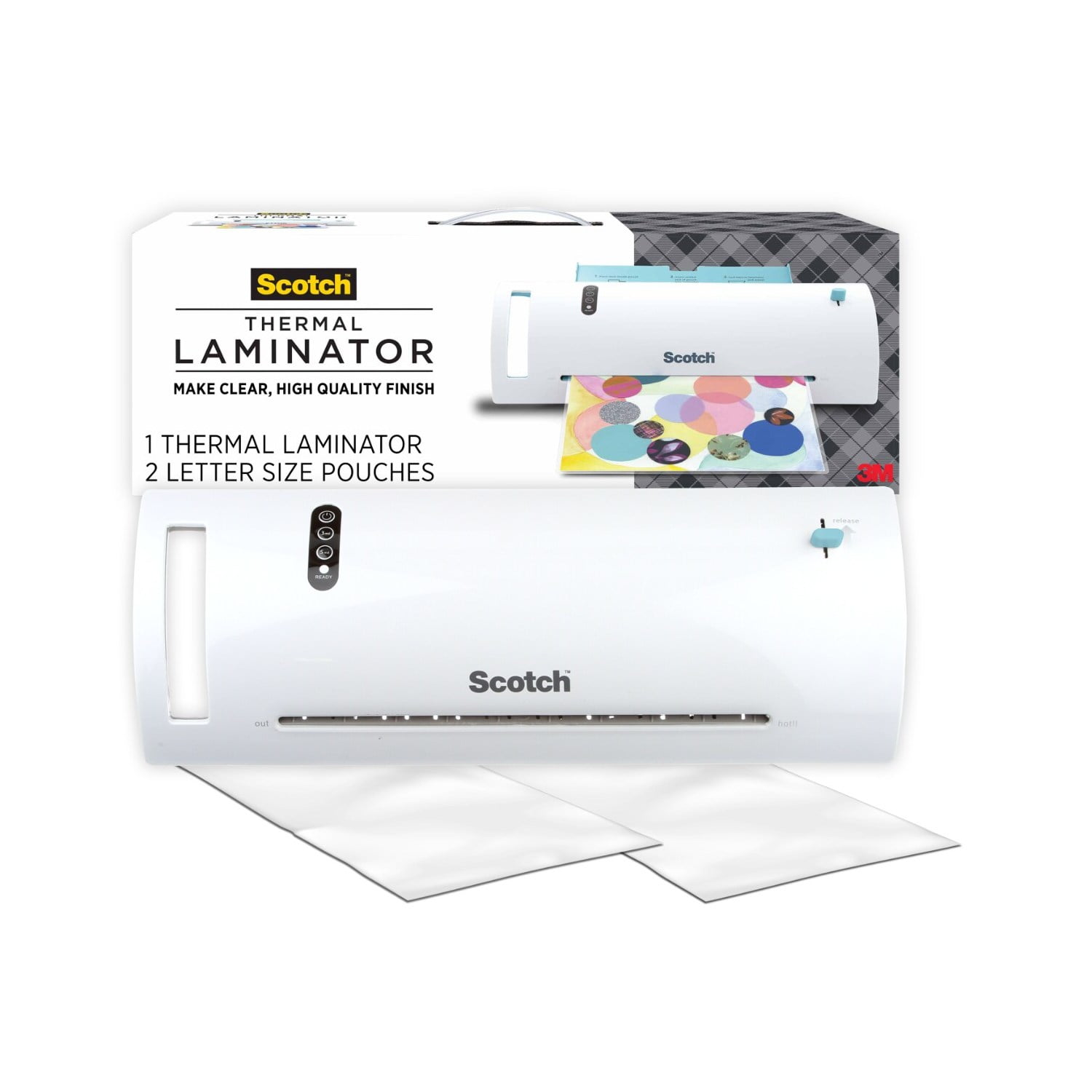 Scotch Craft Thermal Laminator Plus 2 Letter Size Pouches