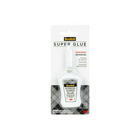 Scotch Create Permanent Super Glue Gel, .14 oz., 1 Bottle