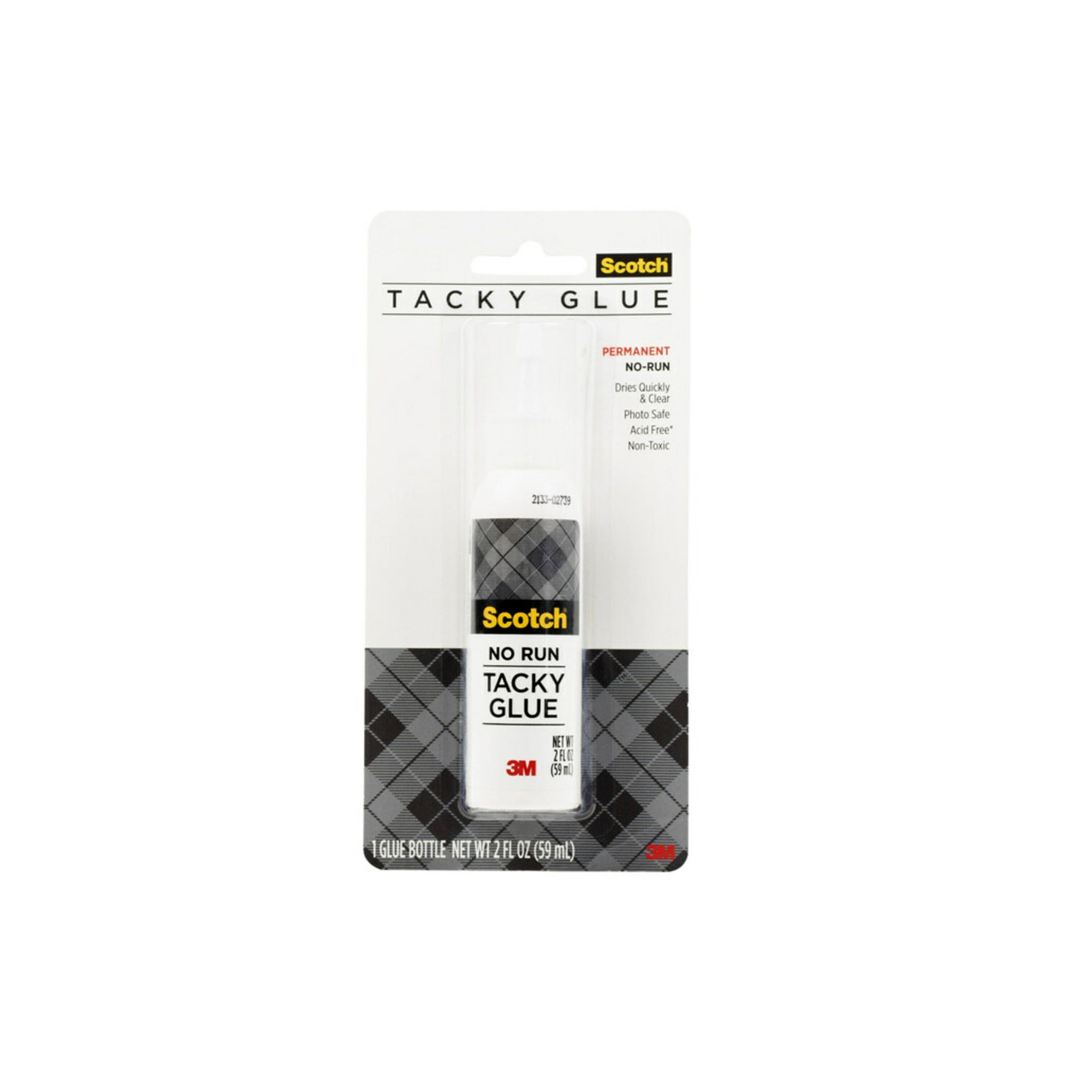 Scotch, MMM6052, Quick-drying Tacky Glue, 1 / Pack, Clear