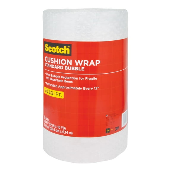 Scotch Cushion Wrap, 12 in. x 30 ft., 1 Roll