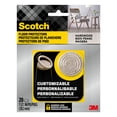 thumbnail image 1 of Scotch Furniture Pads, Round Custom Fit, Easy Adjustment Felt Pads, Beige, 1.5 in., 20 Pack, 1 of 12
