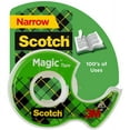 thumbnail image 1 of Scotch Dispensing Matte Finish Magic Tape - 18.06 yd Length x 0.75" Width - 1" Core - Permanent Adhesive Backing - Dispenser Included - Handheld Dispenser - 1 / Roll - Clear, 1 of 1