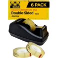 Scotch Double Sided Tape, 0.50 in. x 900 in., 1 Dispenser and 6 Refill