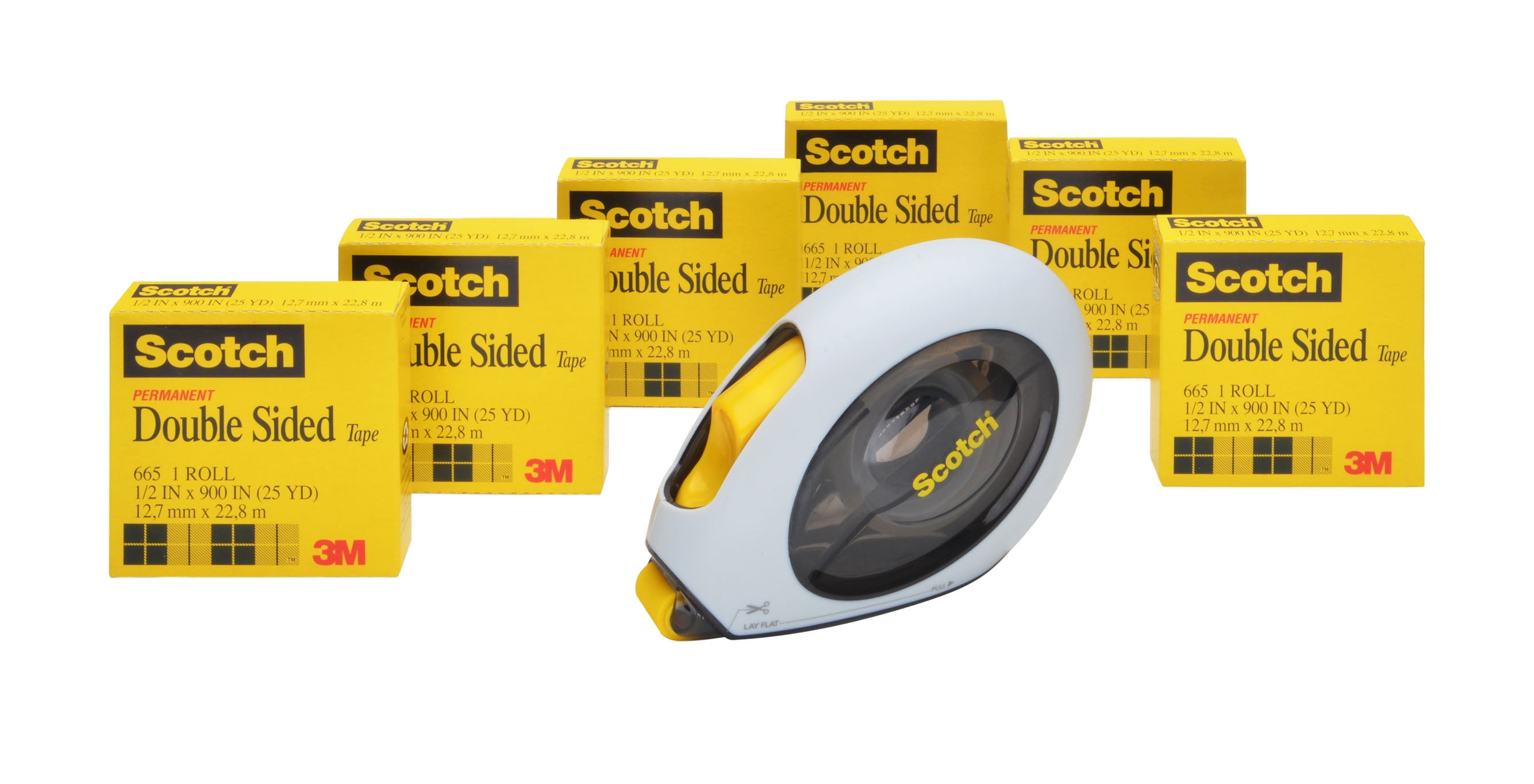  Scotch 3M Refill Rolls of Double-Sided Adhesive Tape, 6.3 m x  12 mm, Pack of 2 : Everything Else