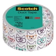 thumbnail image 1 of Scotch Duct Tape, 1.88 " x 10 yd, Cat with Glasses (910-P3), 1 of 1