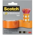 thumbnail image 1 of Scotch Expressions Magic Tape, 3/4" x 300", Orange, 1 of 3