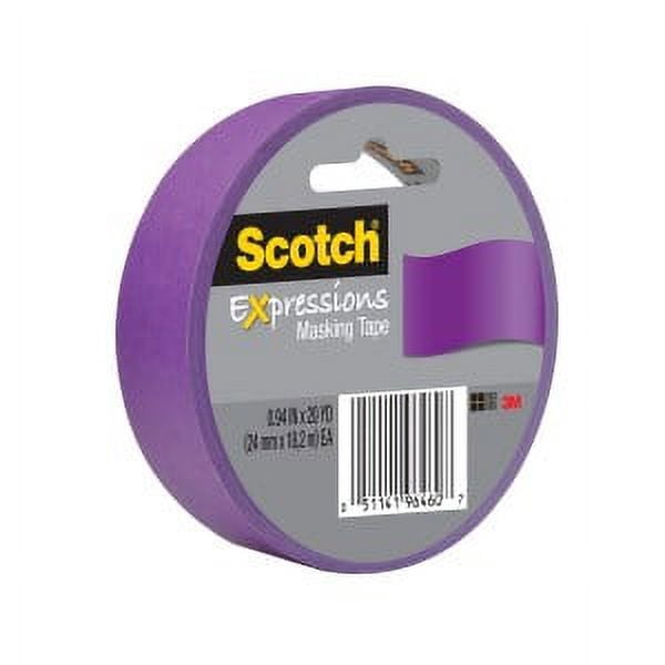 Scotch Expressions Masking Tape, 3437-PUR-ESF, Purple