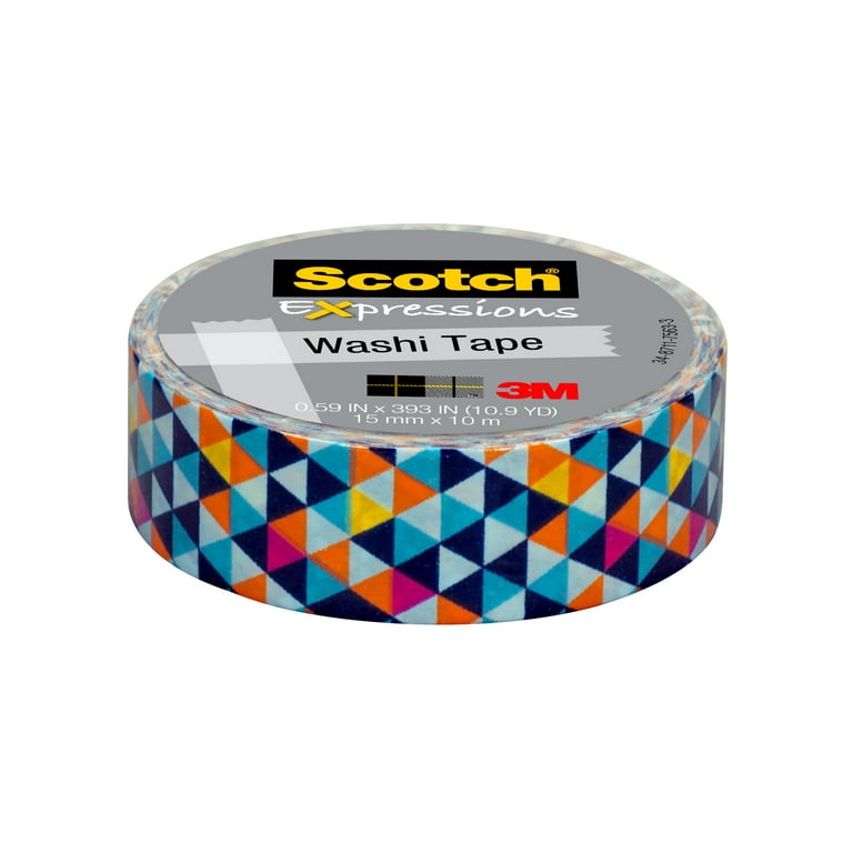 4 Rolls Colored Masking Tape, Washi Tape, 0.59 inch Wide by 22 Yard,  Painters Tape for Arts & Crafts, School Projects, Labeling, Party  Decorations: : Tools & Home Improvement