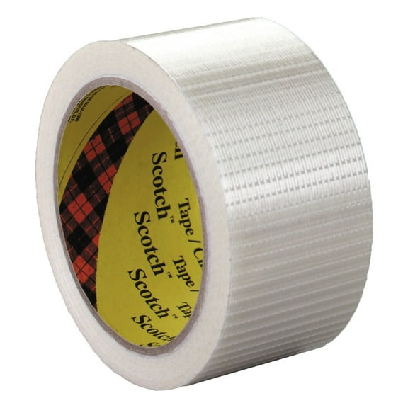 Scotch Extreme Bi-Directional 50 mm x 50 m Filament Tape, Clear