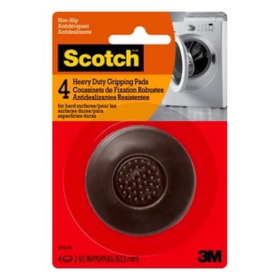 Scotch Gripping Pads SP936-NA, Round, 2.5-in 4/pk