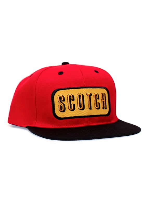 Scotch Hat Stuart McCormick Embroidered Cap Red/Black Adult Size