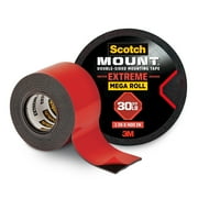 Scotch® Heavy-Duty Interior/Exterior Double-Sided Mounting Tape, 1" x 450"
