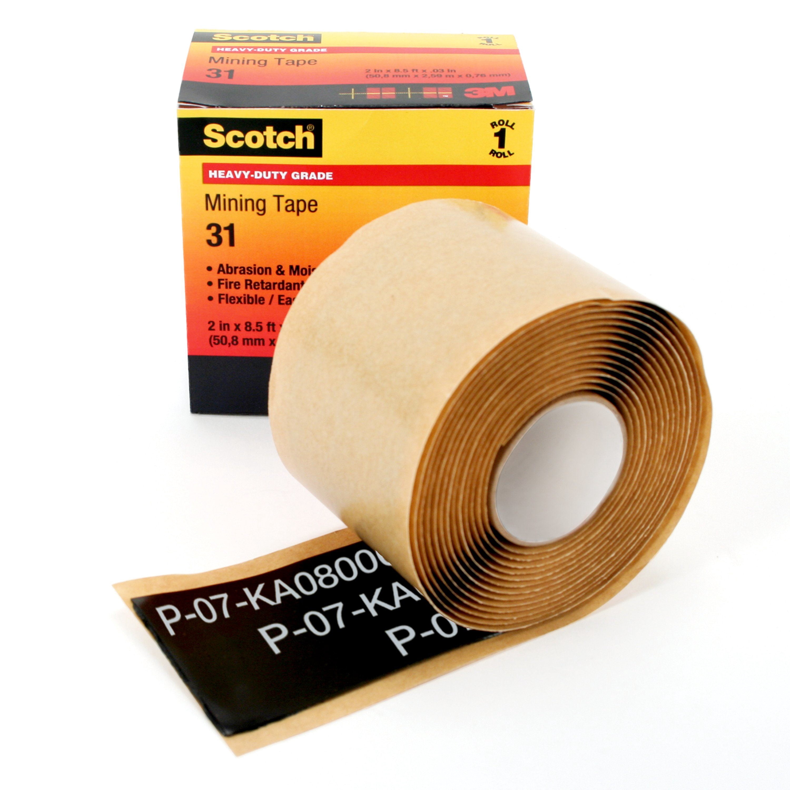 Scotch Heavy Duty Mining Tape 31, 2 in x 10 ft