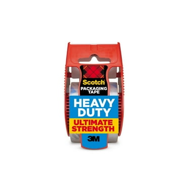 Scotch Heavy Duty Packaging Tape, Clear, 1.88 in. x 25.6 yd, 1 Total