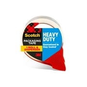 Scotch Heavy Duty Packaging Tape, Clear, 1.88" x 38.2 yd, 1 Dispenser