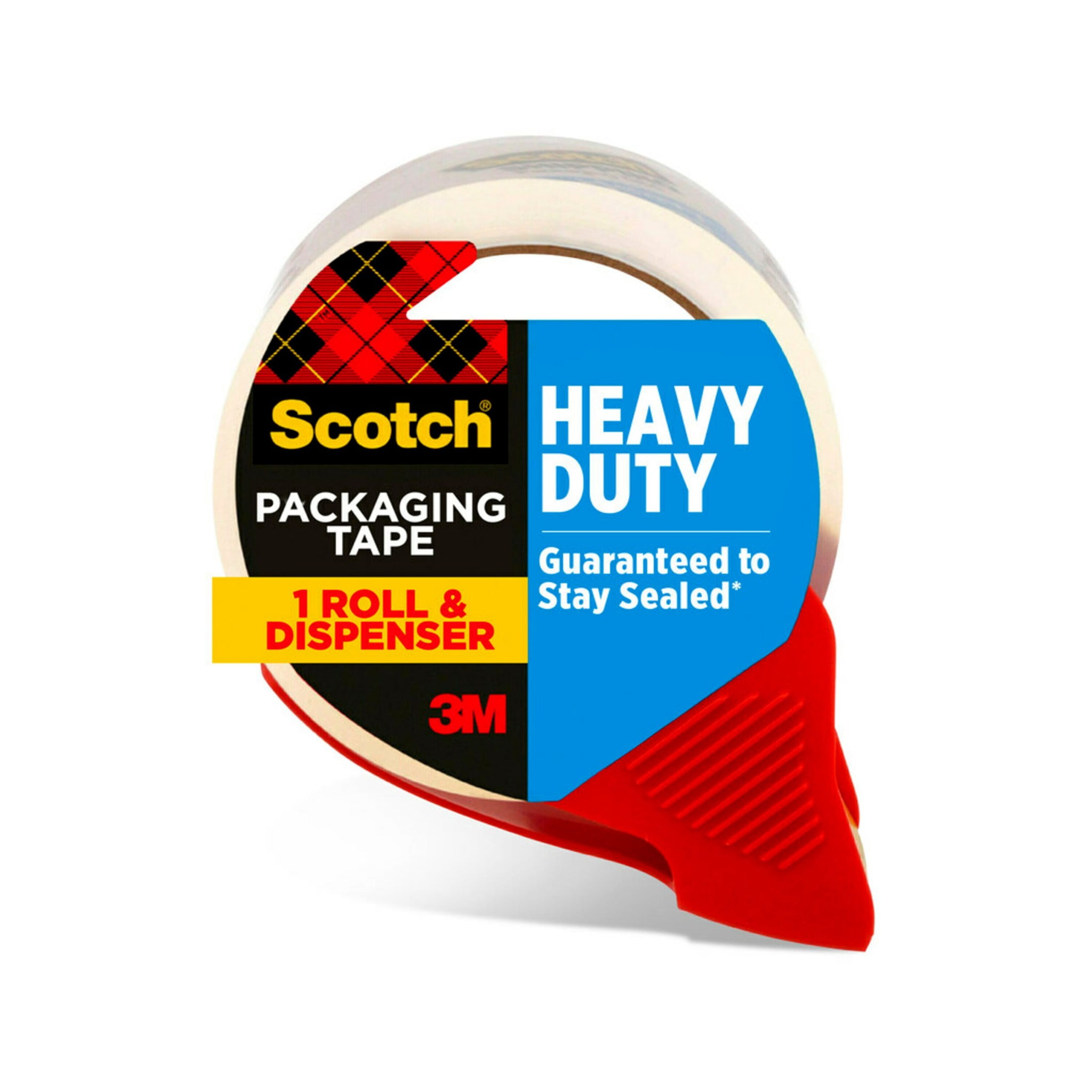 Scotch Heavy Duty Shipping Packaging Tape, 1.88 Pulgadas X 38.2 Yards, 3 Rollos (3850-S3