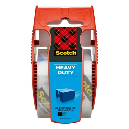 Scotch® Heavy Duty Shipping Packaging Tape, 1.88 in x 15 yd, Strong Adhesive