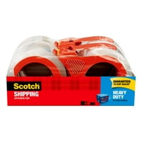 4pk Scotch Heavy Duty Shipping Packing Tape 1.88 in x 54.6 yd Deals