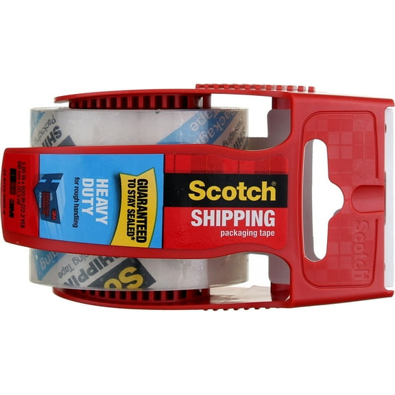 Scotch Heavy Duty Shipping Packaging Tape 1.88" x 22.2 yds 1 ea (Pack of 2)