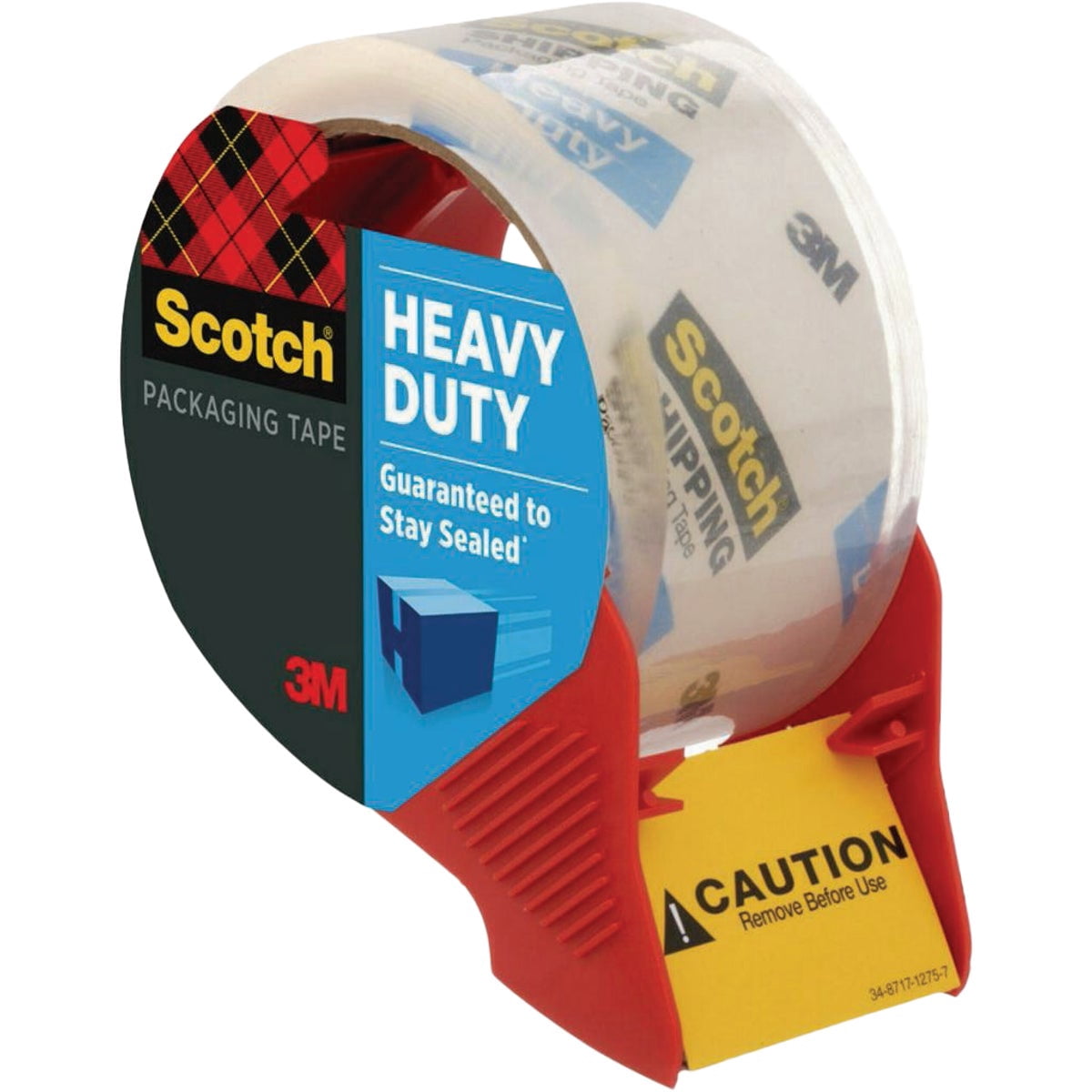Scotch Heavy Duty Shipping Packaging Tape, 1.88" x 54.6 yd, 3" Core, Clear, Great for Packing, Shipping & Moving, 2 Rolls with Dispenser 3850-2-1RD
