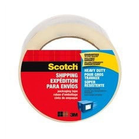Scotch Heavy Duty Shipping Packaging Tape, 3850, 1.88 in x 54.6 yd (48 mm x 50 m)