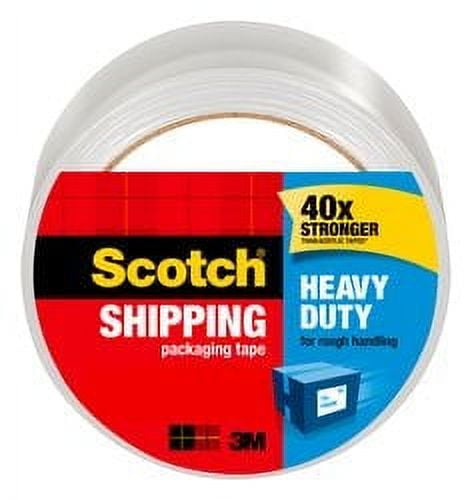 Scotch Heavy Duty Shipping Packaging Tape, 3850-60, 1.88 in x 65.6 yd (48 mm x 60 m)