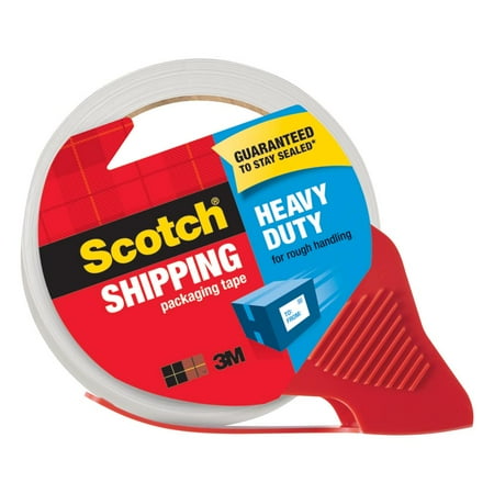 Scotch Heavy Duty Shipping Packaging Tape 3850-RD-12WC, 1.88 in x 54.6 yd