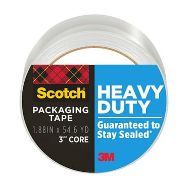 Scotch Heavy Duty Shipping Packing Tape, Clear, 1.88 in. x 54.6 yd., 1 Tape Roll