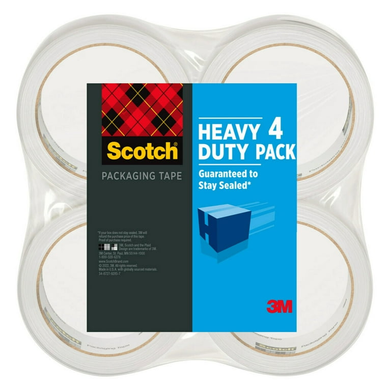 3M Scotch Clear Heavy-Duty Shipping Tapes